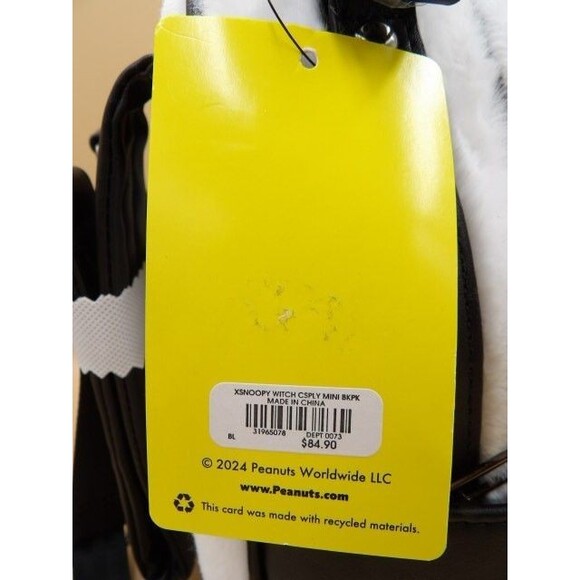 Peanuts Snoopy Witch Cosplay Plush Halloween Mini Backpack - NWT - Picture 6 of 8